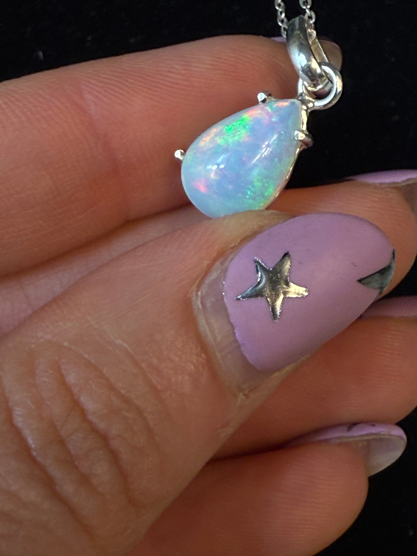 Ethiopian Opal 925 Sterling Pendant