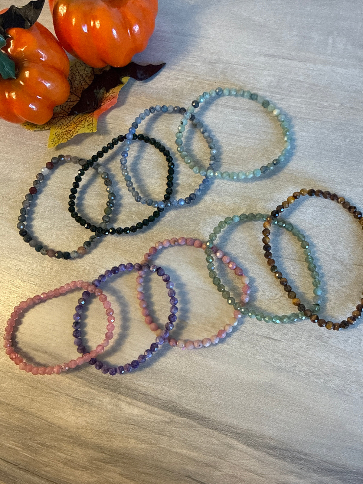 4mm Facet Bracelets