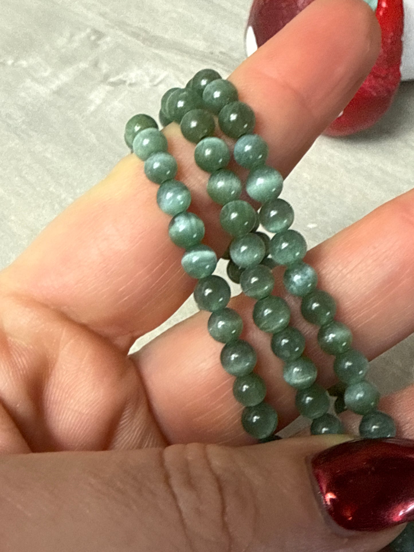 Green Apatite A grade - 4mm