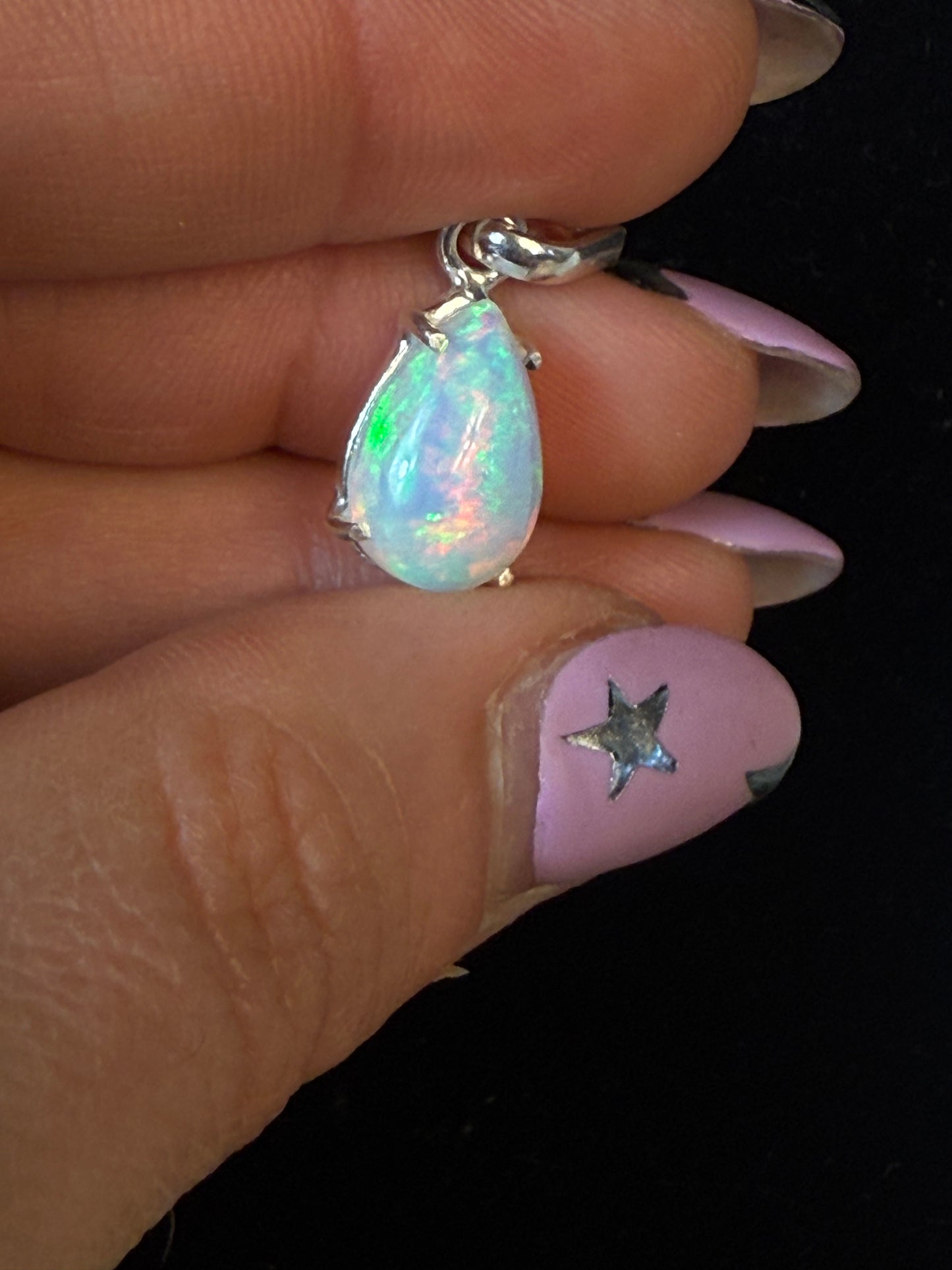 Ethiopian Opal 925 Sterling Pendant