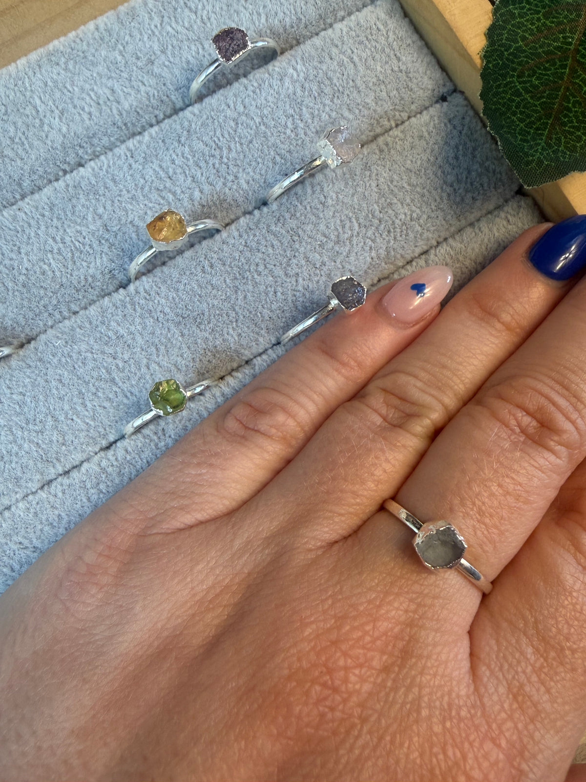Adjustable Raw Minimal 925 Silver Rings