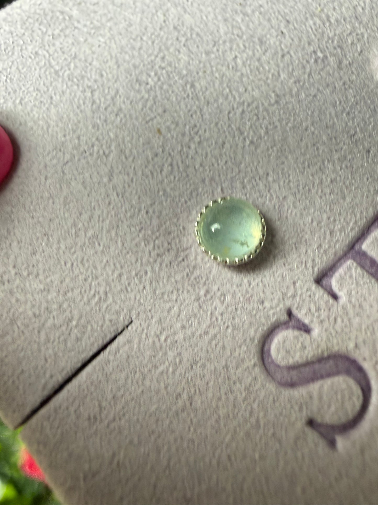 Handmade Aquamarine Sterling Silver Studs