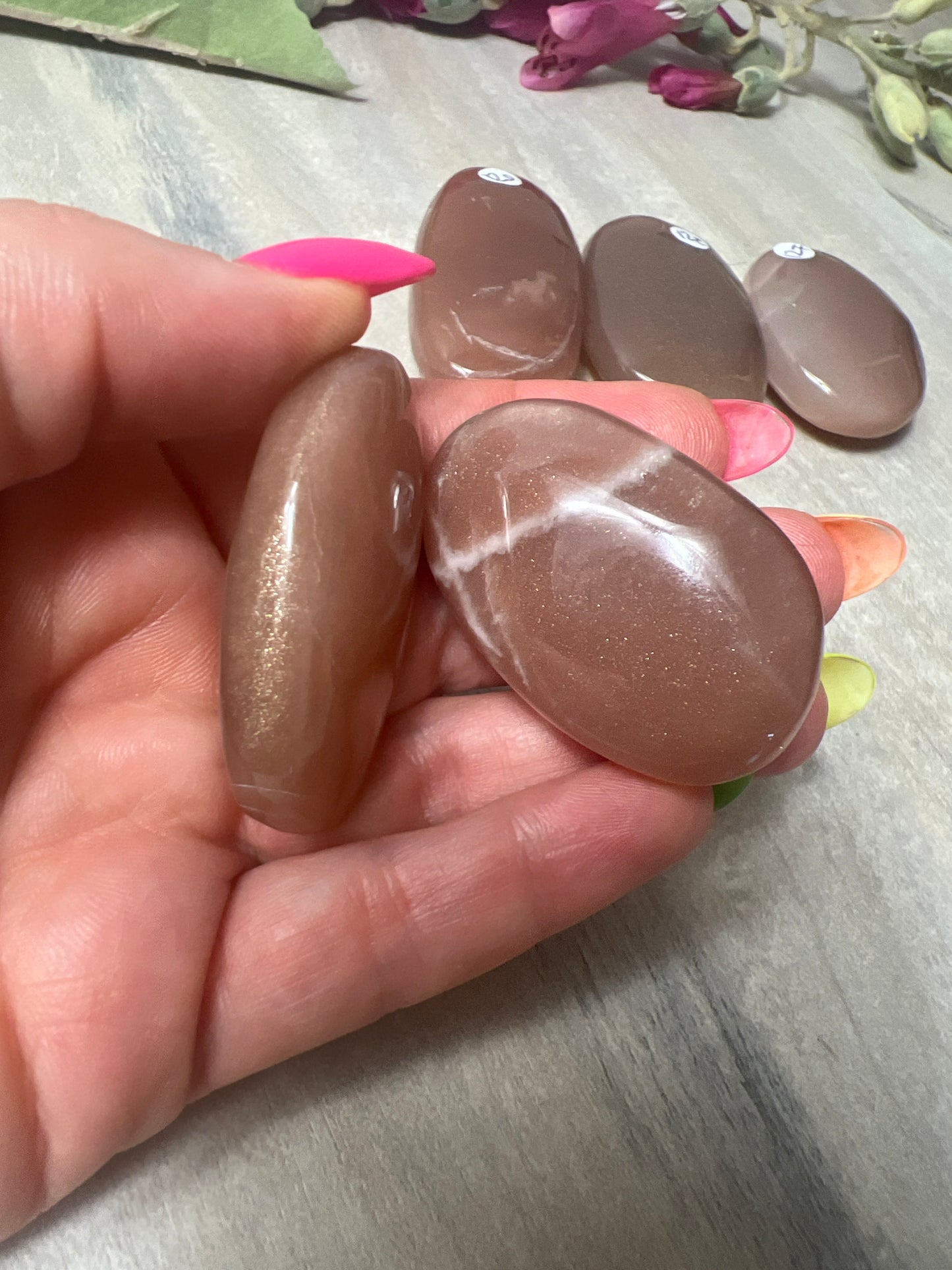Peach Moonstone Palm