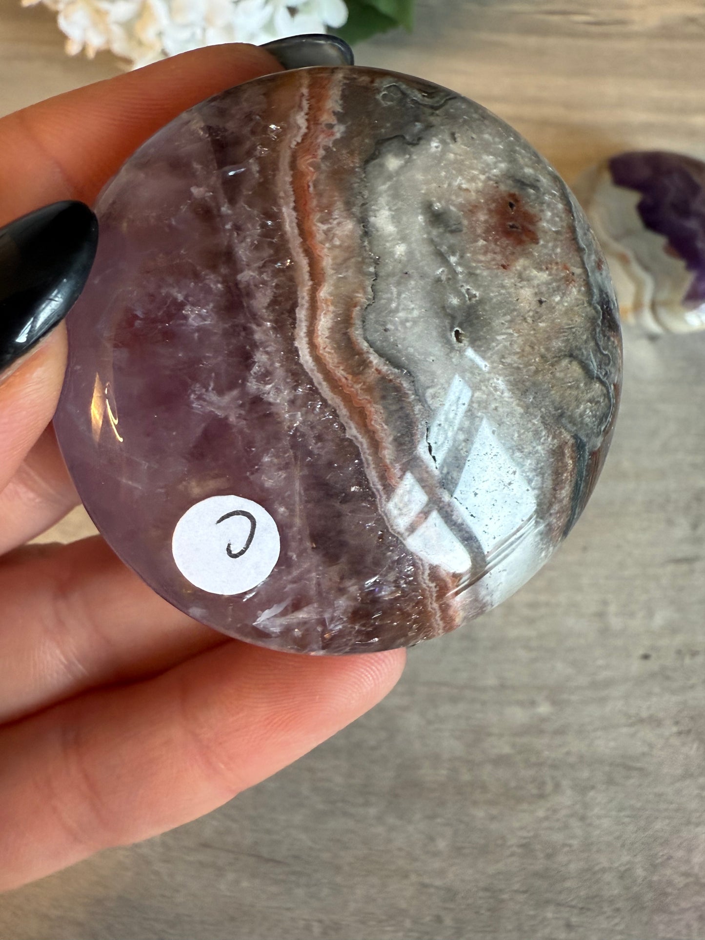 Amethyst Agate Palm