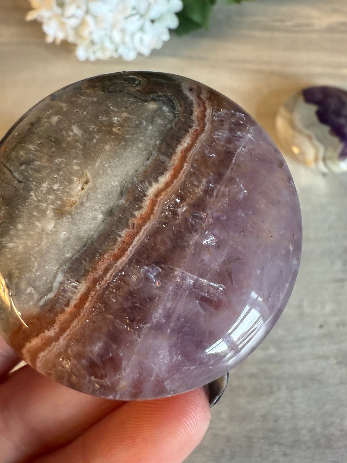 Amethyst Agate Palm