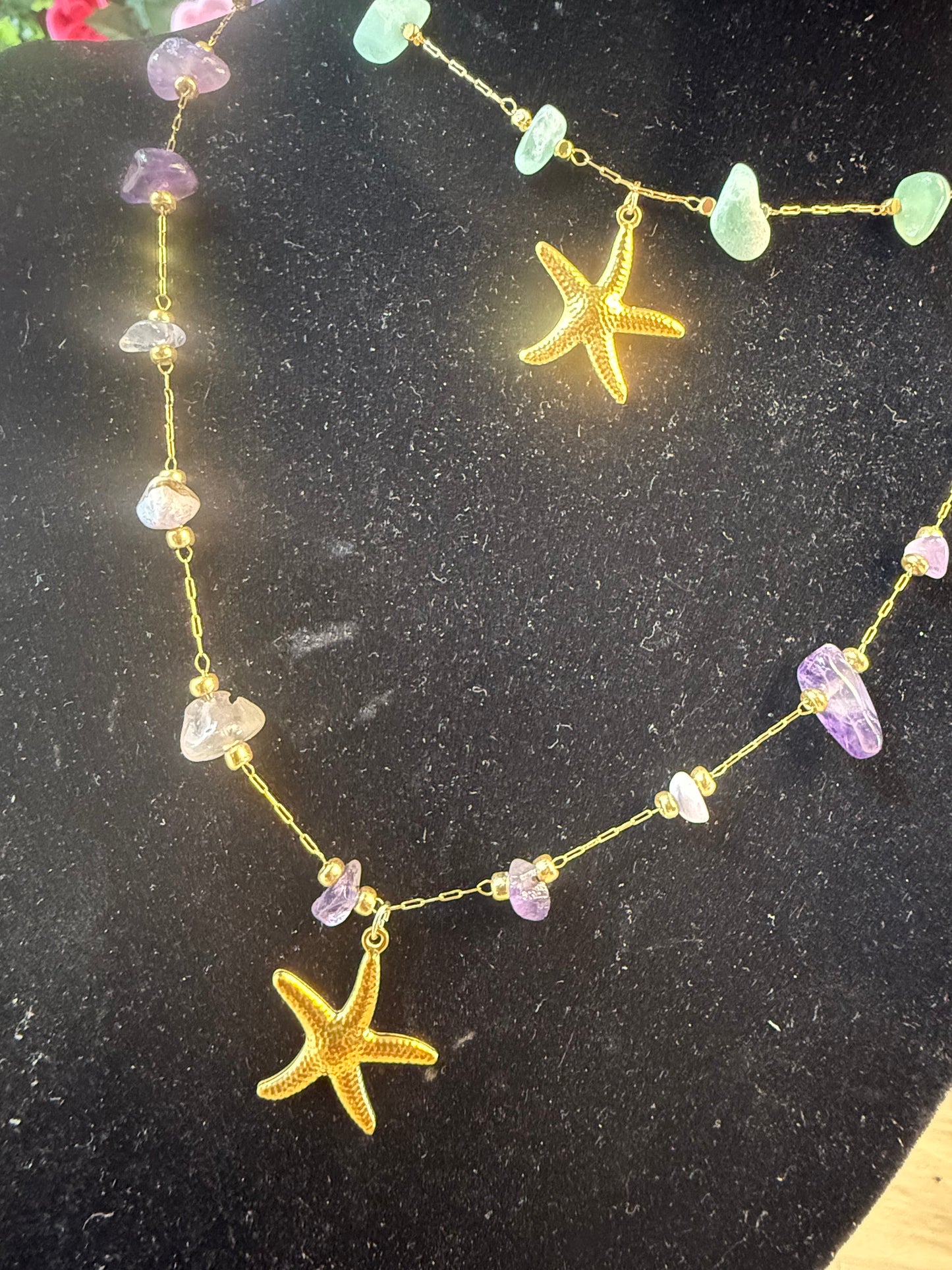 Starfish Beaded Necklace