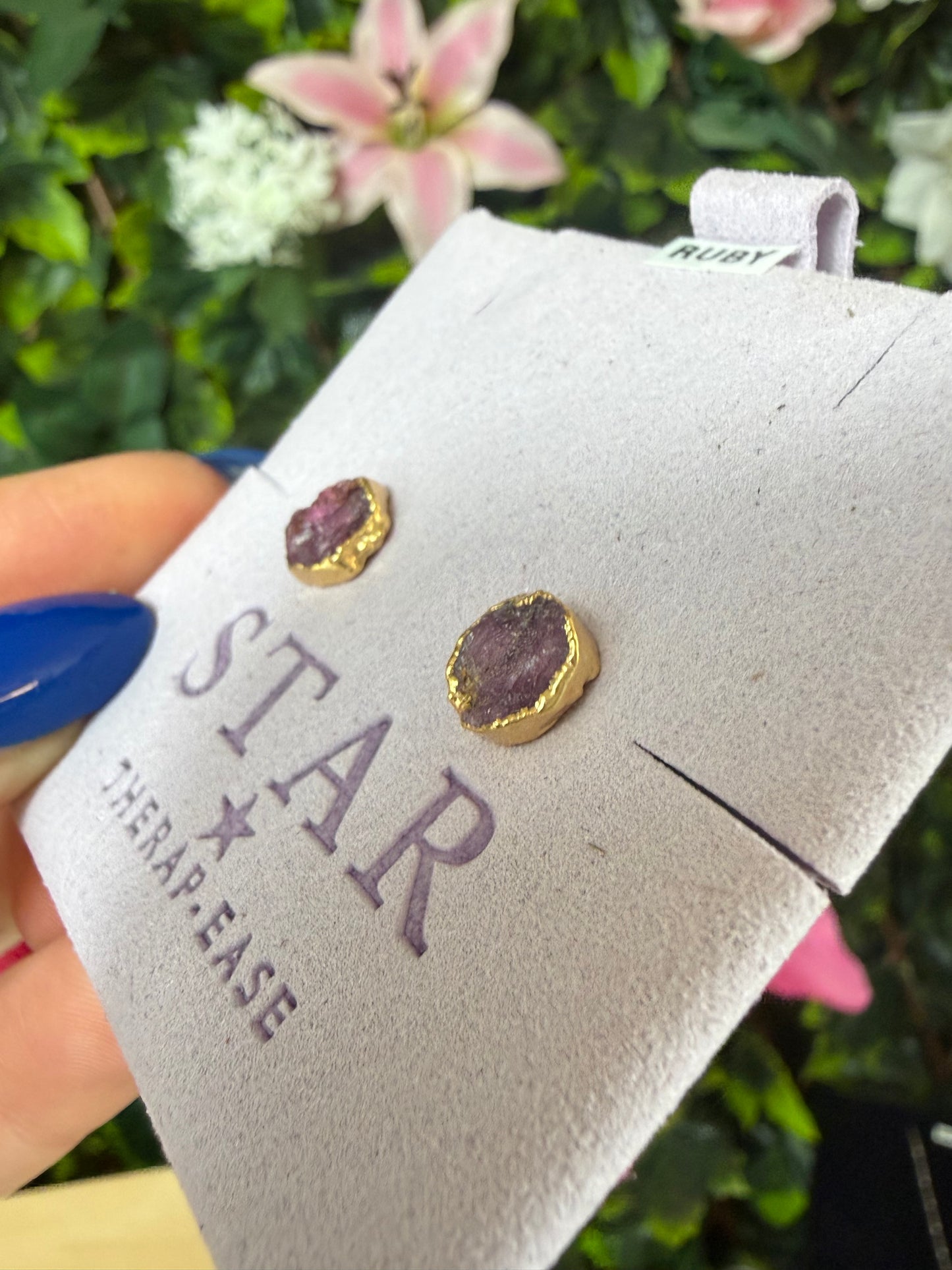 Raw 925 Sterling Studs