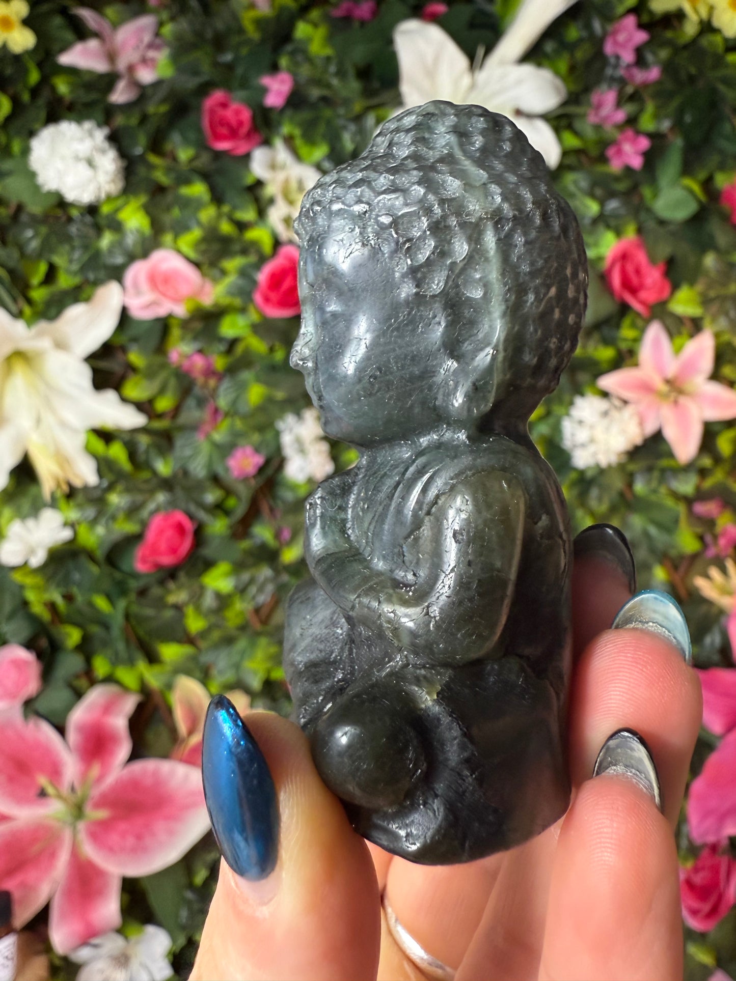 Labradorite Buddha