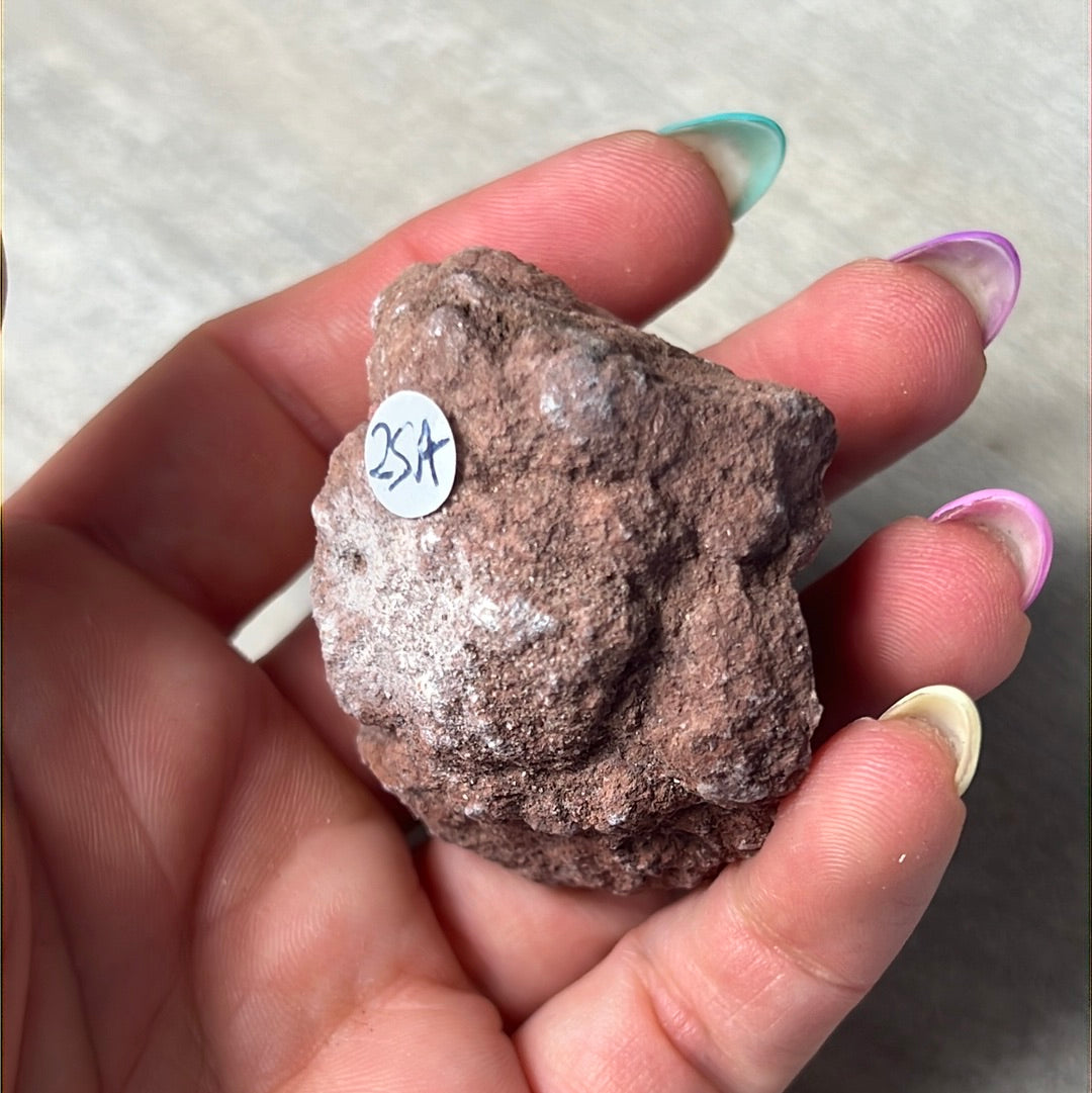 Pink Amethyst Geode Cluster Specimen