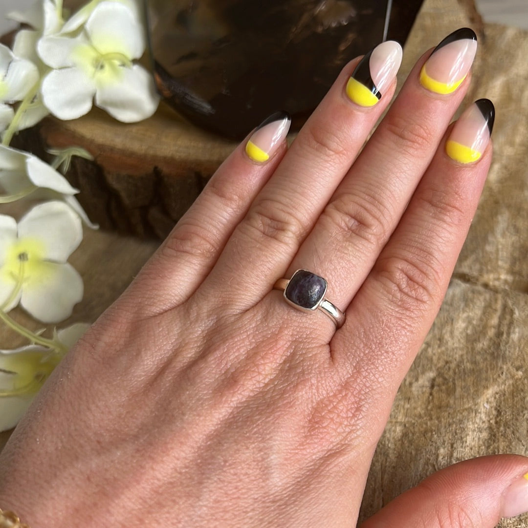 Kammererite 925 Sterling Silver Ring - N 1/2 - O