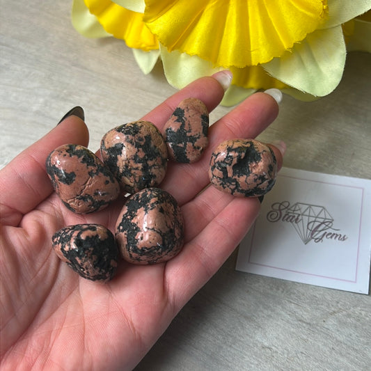 UK Luxullianite Tumble Tumblestone