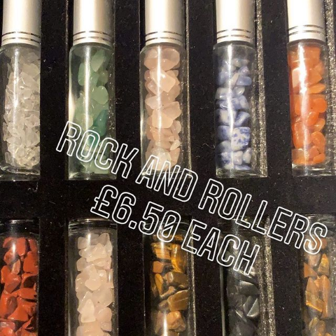 Rock and Roller - Essential Oil Aromatherapy infused crystal BOXED GIFT