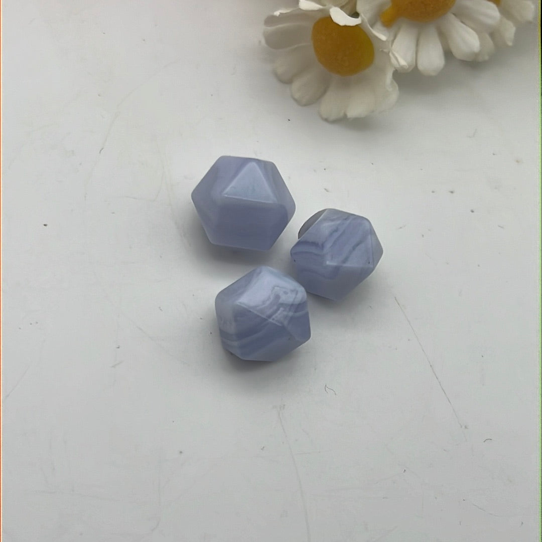Mini Tetradecahedron Blue lace