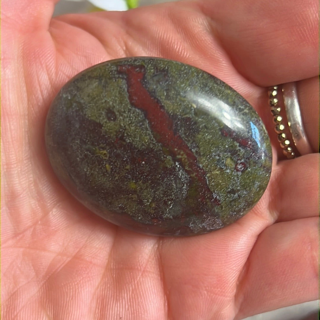 Dragon Blood Jasper Palm