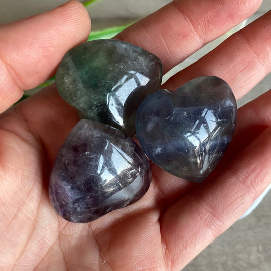 Small Fluorite Heart