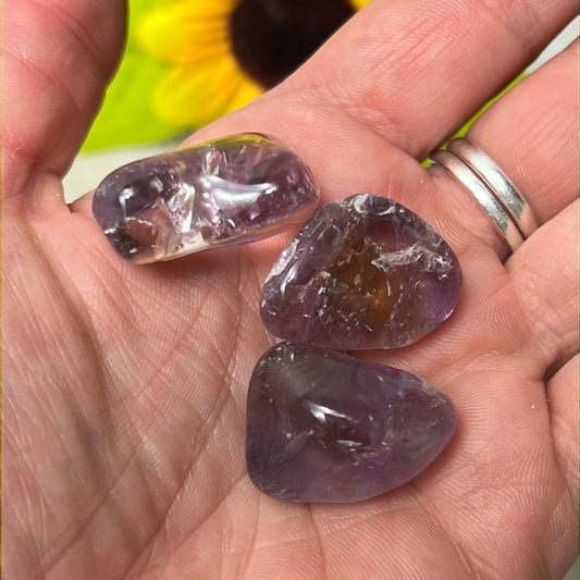 Ametrine tumble tumblestone