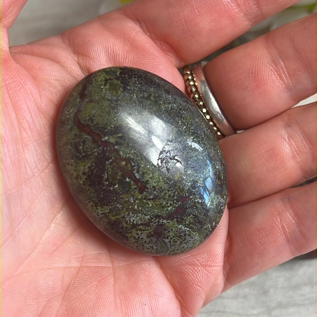 Dragon Blood Jasper Palm