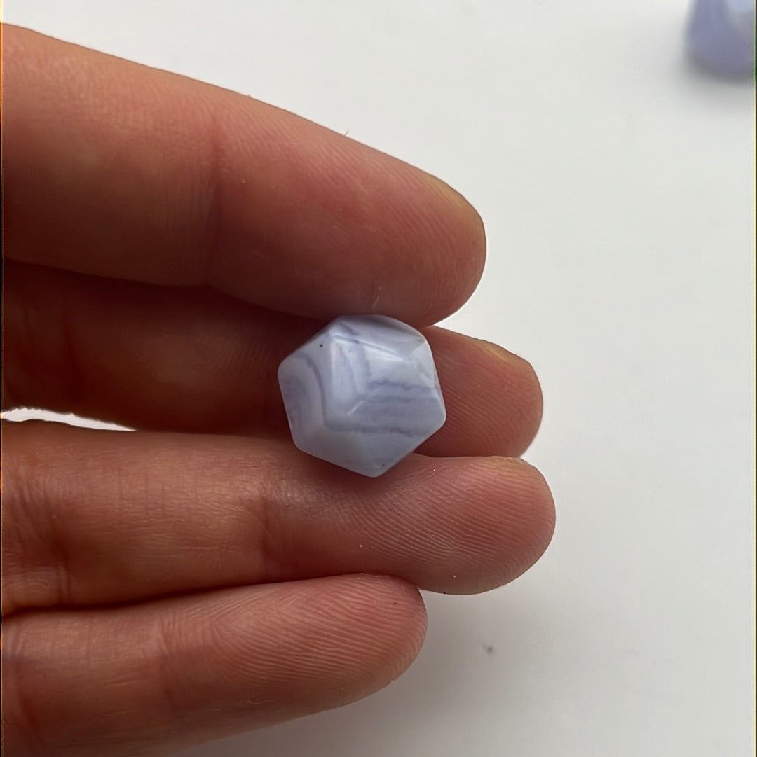 Mini Tetradecahedron Blue lace