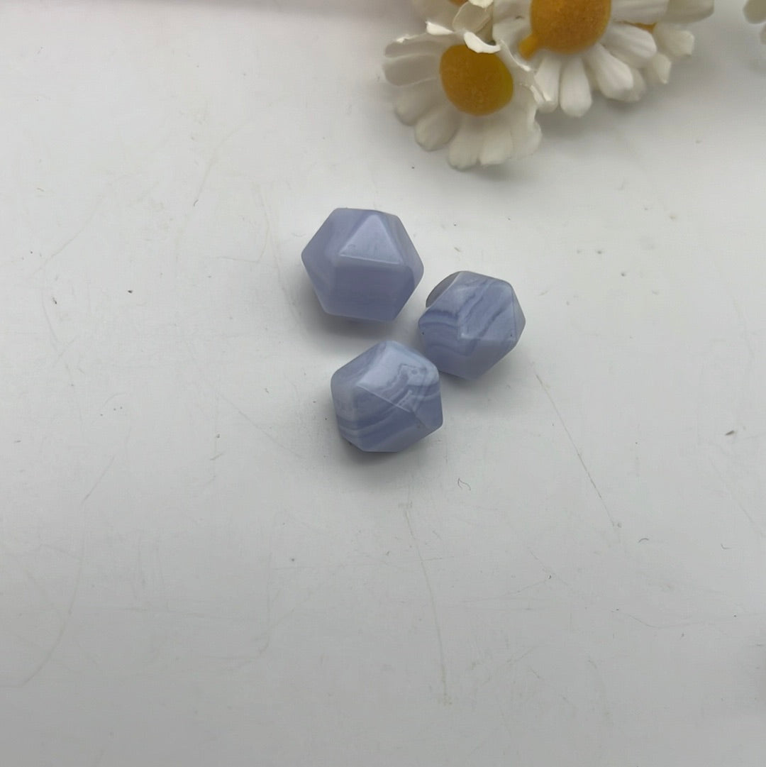 Mini Tetradecahedron Blue lace