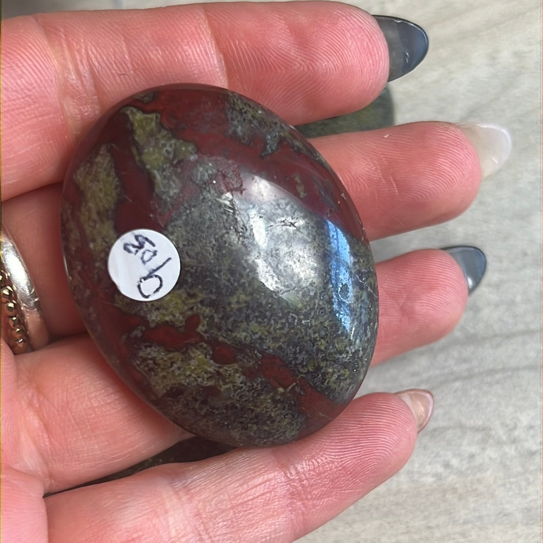 Dragon Blood Jasper Palm